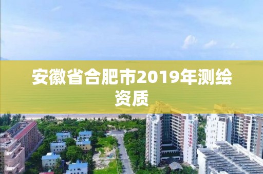 安徽省合肥市2019年测绘资质