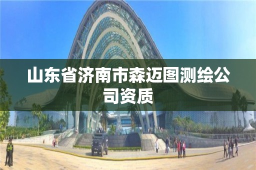 山东省济南市森迈图测绘公司资质