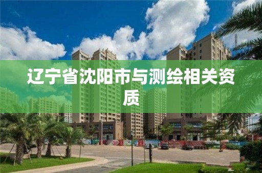 辽宁省沈阳市与测绘相关资质