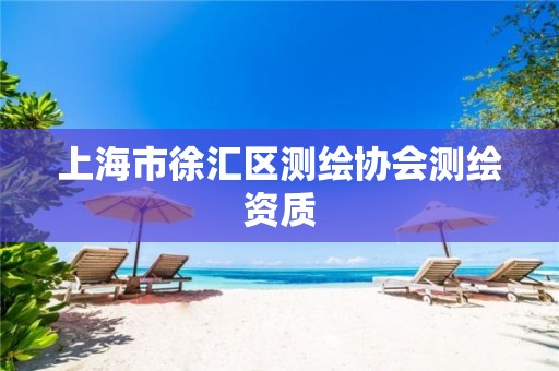 上海市徐汇区测绘协会测绘资质