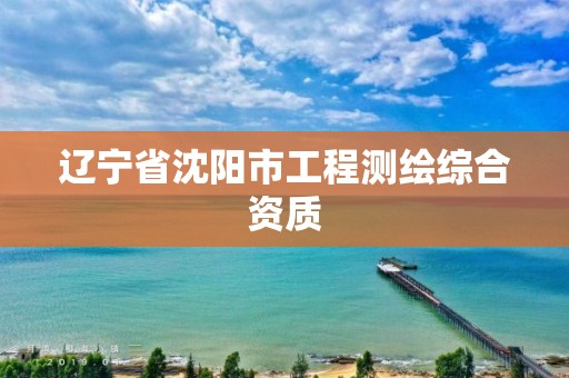 辽宁省沈阳市工程测绘综合资质