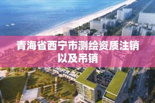 青海省西宁市测绘资质注销以及吊销