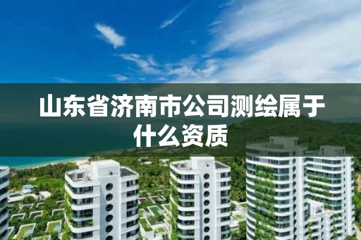 山东省济南市公司测绘属于什么资质