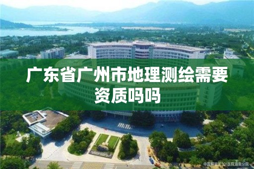 广东省广州市地理测绘需要资质吗吗