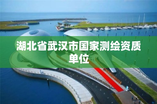 湖北省武汉市国家测绘资质单位