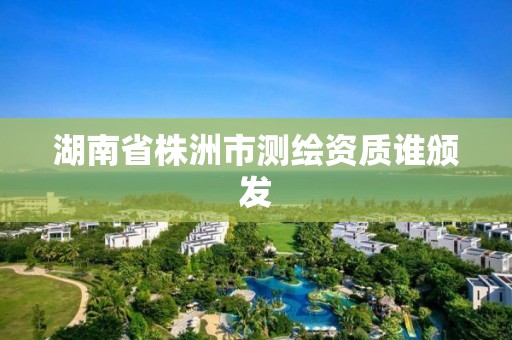 湖南省株洲市测绘资质谁颁发