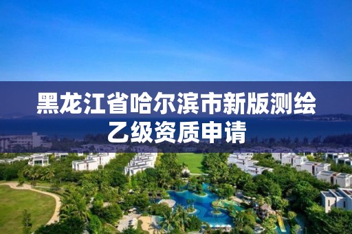 黑龙江省哈尔滨市新版测绘乙级资质申请