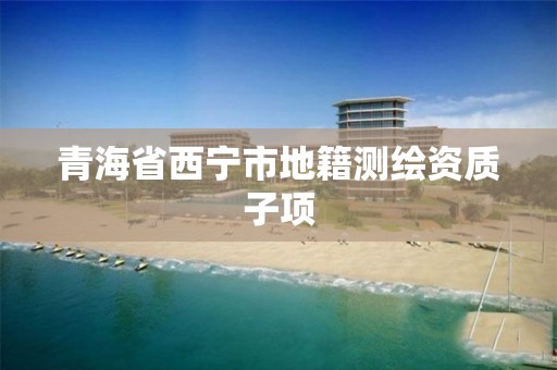 青海省西宁市地籍测绘资质子项