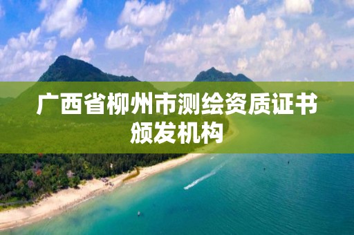 广西省柳州市测绘资质证书颁发机构