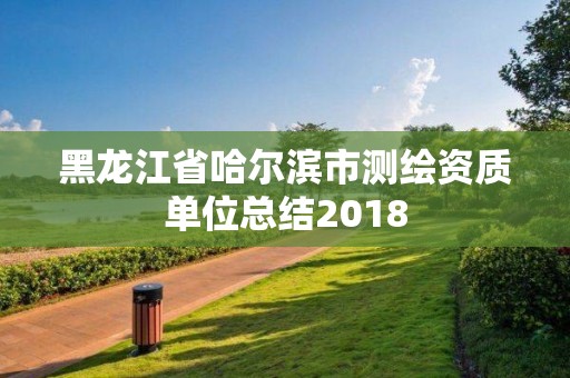 黑龙江省哈尔滨市测绘资质单位总结2018