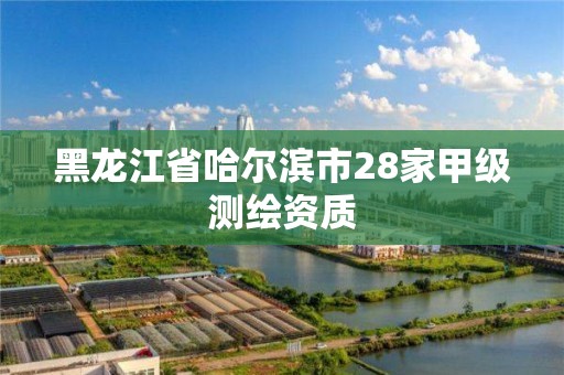 黑龙江省哈尔滨市28家甲级测绘资质