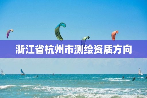 浙江省杭州市测绘资质方向