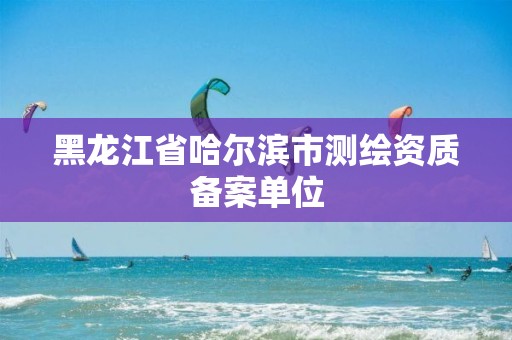 黑龙江省哈尔滨市测绘资质备案单位