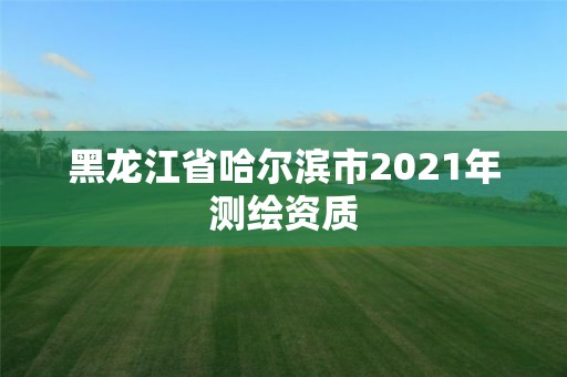 黑龙江省哈尔滨市2021年测绘资质