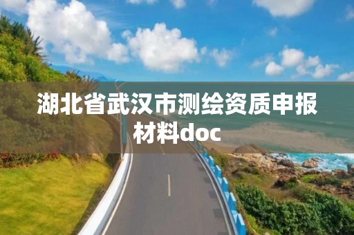 湖北省武汉市测绘资质申报材料doc