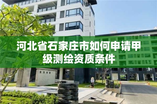 河北省石家庄市如何申请甲级测绘资质条件