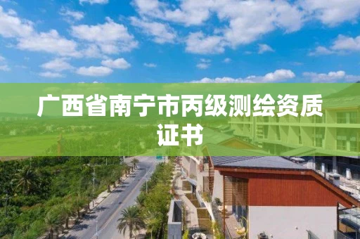 广西省南宁市丙级测绘资质证书 广西省南宁市丙级测绘资质证书