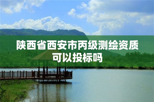 陕西省西安市丙级测绘资质可以投标吗