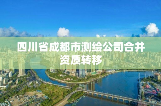 四川省成都市测绘公司合并资质转移