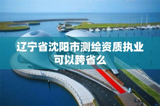 辽宁省沈阳市测绘资质执业可以跨省么