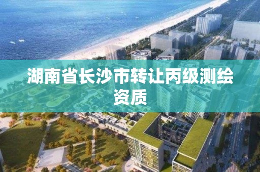 湖南省长沙市转让丙级测绘资质