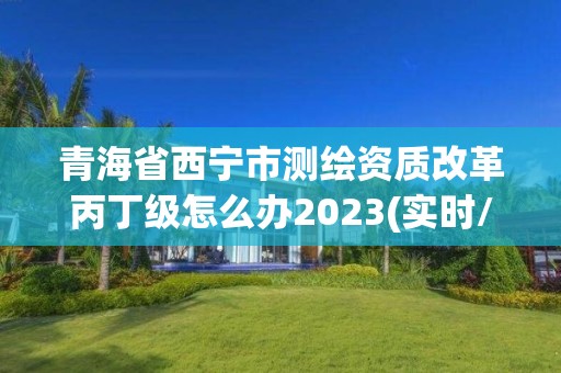 青海省西宁市测绘资质改革丙丁级怎么办2023(实时/更新中)