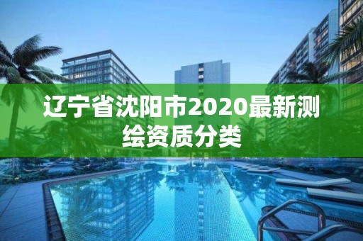 辽宁省沈阳市2020最新测绘资质分类