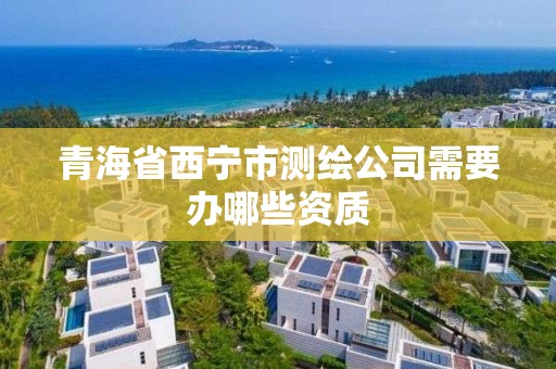 青海省西宁市测绘公司需要办哪些资质