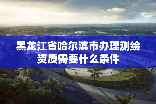 黑龙江省哈尔滨市办理测绘资质需要什么条件