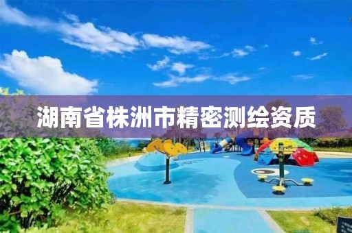 湖南省株洲市精密测绘资质