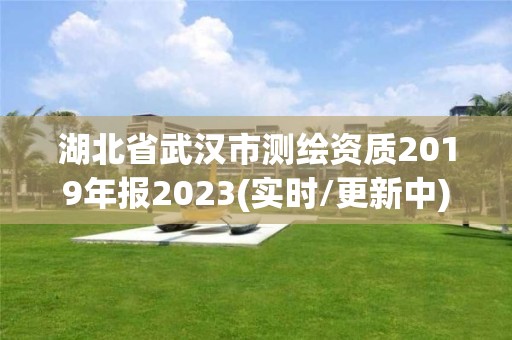 湖北省武汉市测绘资质2019年报2023(实时/更新中)