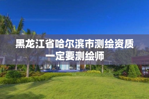 黑龙江省哈尔滨市测绘资质一定要测绘师