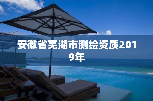 安徽省芜湖市测绘资质2019年