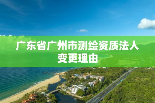 广东省广州市测绘资质法人变更理由