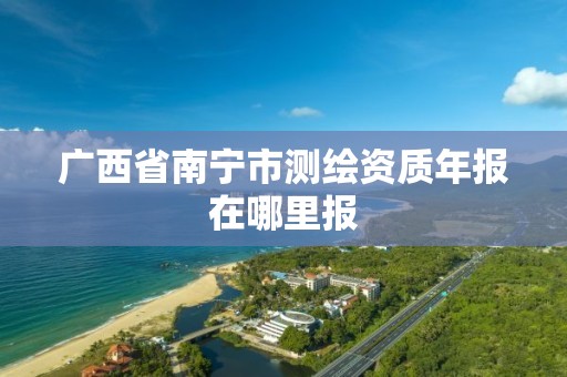 广西省南宁市测绘资质年报在哪里报