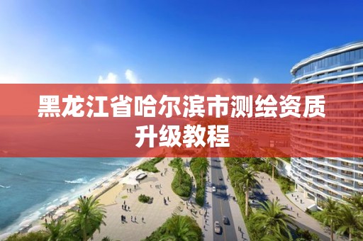 黑龙江省哈尔滨市测绘资质升级教程