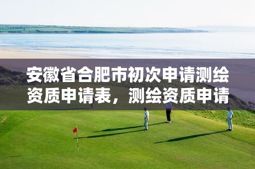 安徽省合肥市初次申请测绘资质申请表，测绘资质申请流程