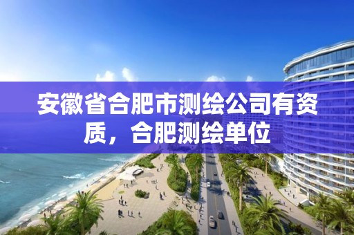 安徽省合肥市测绘公司有资质，合肥测绘单位