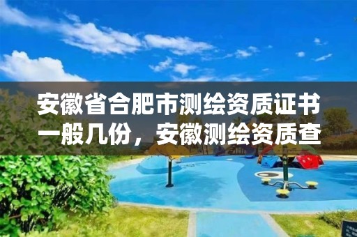 安徽省合肥市测绘资质证书一般几份，安徽测绘资质查询系统