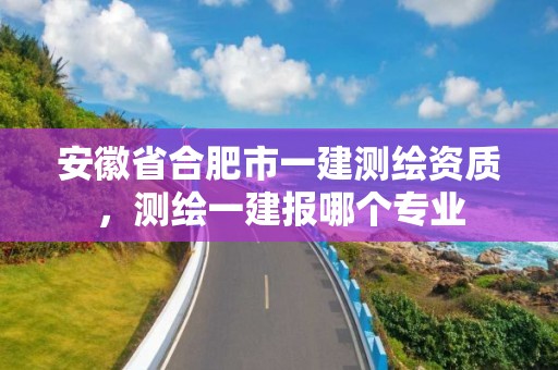 安徽省合肥市一建测绘资质，测绘一建报哪个专业