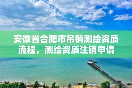 安徽省合肥市吊销测绘资质流程，测绘资质注销申请