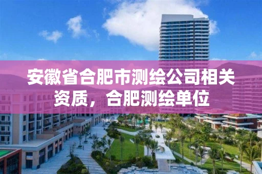 安徽省合肥市测绘公司相关资质,合肥测绘单位 安徽省合肥市测绘公司相关资质,合肥测绘单位