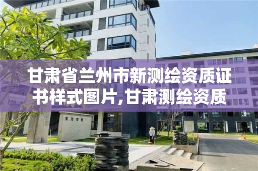 甘肃省兰州市新测绘资质证书样式图片,甘肃测绘资质办理