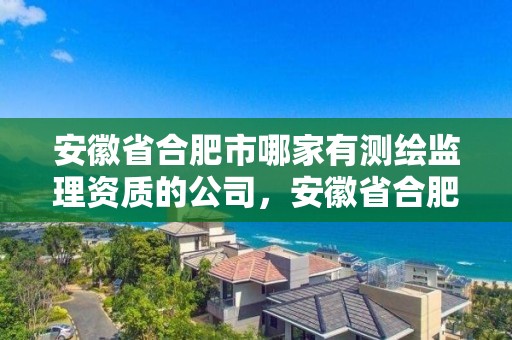 安徽省合肥市哪家有测绘监理资质的公司，安徽省合肥市哪家有测绘监理资质的公司