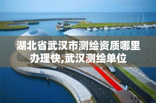 湖北省武汉市测绘资质哪里办理快,武汉测绘单位