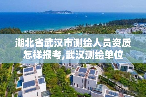 湖北省武汉市测绘人员资质怎样报考,武汉测绘单位