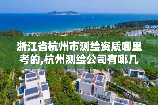 浙江省杭州市测绘资质哪里考的,杭州测绘公司有哪几家