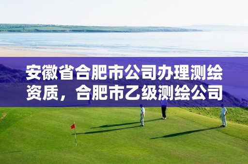 安徽省合肥市公司办理测绘资质，合肥市乙级测绘公司