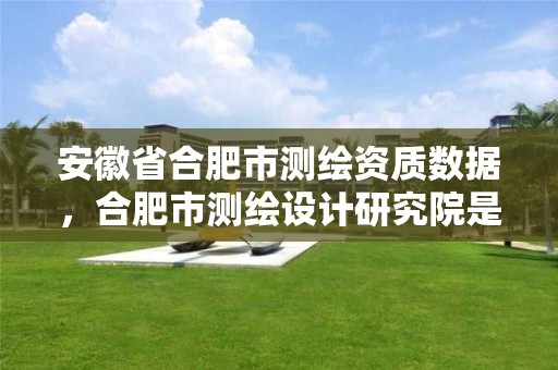 安徽省合肥市测绘资质数据，合肥市测绘设计研究院是国企吗