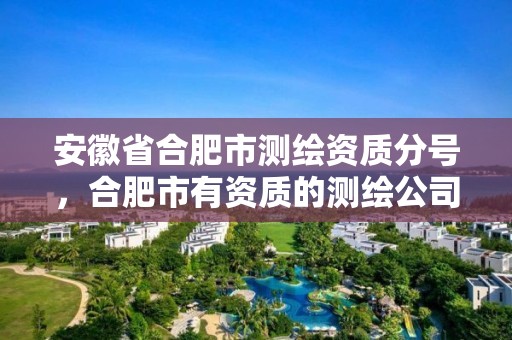 安徽省合肥市测绘资质分号，合肥市有资质的测绘公司